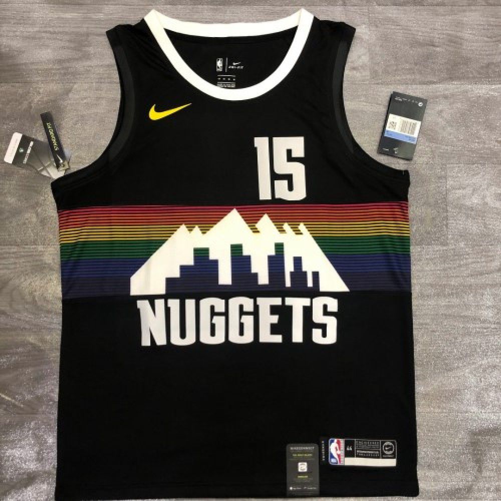 Men's Denver Nuggets Nikola Jokic #15 Black Swingman Player Jersey – City Edition-Pro Kit Vault | Brand New 26/27 Sports Jerseys